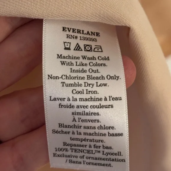 Everlane Cream Midi Dress - Picture 4 of 5